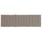 Preview: Sonnenliegen-Auflage Taupe 200x60x3 cm Oxford-Gewebe