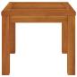 Preview: Gartenhocker mit Kissen 2 Stk. 40x40x42 cm Massivholz Akazie