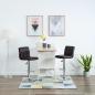 Preview: ARDEBO.de - Barhocker 2 Stk. Braun Kunstleder