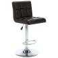 Preview: Barhocker 2 Stk. Braun Kunstleder