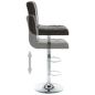 Preview: Barhocker 2 Stk. Braun Kunstleder