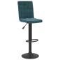 Preview: Barhocker 2 Stk. Blau Samt