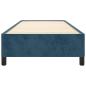 Preview: Bettgestell ohne Matratze Dunkelblau 80x200 cm Samt