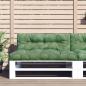 Preview: ARDEBO.de - Palettenkissen Blattmuster 120x40x12 cm Stoff