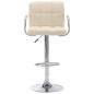 Preview: Barhocker 2 Stk. Creme Stoff