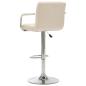 Preview: Barhocker 2 Stk. Creme Stoff