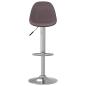 Preview: Barhocker 2 Stk. Taupe Stoff