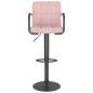 Preview: Barhocker Rosa Samt