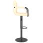 Preview: Barhocker 2 Stk. Creme Samt