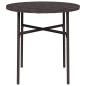Preview: Beistelltisch Braun 45 cm Poly Rattan