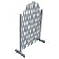 Preview: ARDEBO.de - Rankgitter Massivholz Tanne 1,8x1 m Grau