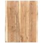 Preview: ARDEBO.de - Tischplatte Massivholz Akazie 80x(50-60)x3,8 cm