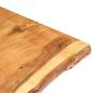 Preview: Tischplatte Massivholz Akazie 80x(50-60)x3,8 cm