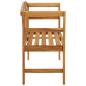 Preview: Rosenbank 1 -Sitzer 114 cm Solid acacia wood Natural