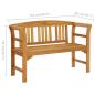 Preview: Rosenbank 1 -Sitzer 114 cm Solid acacia wood Natural
