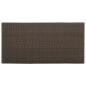 Preview: Bartisch mit Regal Braun 120x60x110 cm Poly Rattan