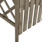 Preview: Pergola mit Tor 116x40x204 cm Grau Massivholz Tanne