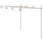 Preview: Garten-Pergola Antik-Braun 4x3x2,5 m Eisen