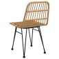 Preview: Gartenstühle 2 Stk. 48x62x84 cm PE-Rattan