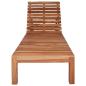 Preview: Sonnenliege Massivholz Teak