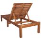 Preview: Sonnenliege Massivholz Teak