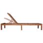 Preview: Sonnenliege Massivholz Teak
