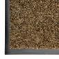 Preview: Fußmatte Waschbar Braun 90x150 cm