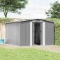 Preview: Gartenhaus 257x298x178 cm Metall Grau