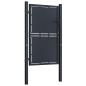 Preview: Gartentor aus Stahl 100 x 125 cm Anthrazit