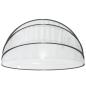 Preview: Pool-Kuppel Rund 406x203 cm PVC
