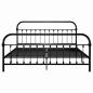 Preview: Bettgestell Schwarz Metall 180×200 cm