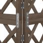 Preview: Eckspalier Grau 50x50x145 cm Massivholz Tanne