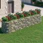 Preview: ARDEBO.de - Gabionen-Hochbeet Verzinktes Eisen 500x100x100 cm