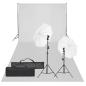 Preview: ARDEBO.de - Fotostudio-Set mit Beleuchtung und Hintergrund