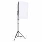 Preview: Fotostudio-Set mit Beleuchtung und Hintergrund