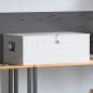 Preview: ARDEBO.de - Aufbewahrungsbox Silbern 100x55x37 cm Aluminium