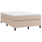 Preview: Boxspringbett Matratze Cappuccino-Braun 120x200cm Kunstleder
