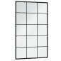 Preview: Wandspiegel 4 Stk. Schwarz 100x60 cm Metall