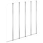 Preview: Duschabtrennung 120x140 cm Hartglas Transparent