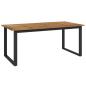 Preview: Gartentisch mit Gestell U-Form 180x90x75 cm Akazie Massivholz