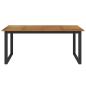 Preview: Gartentisch mit Gestell U-Form 180x90x75 cm Akazie Massivholz