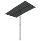 Preview: Sonnenschirm mit Aluminium-Mast 180x110 cm Anthrazit