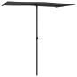 Preview: Sonnenschirm mit Aluminium-Mast 180x110 cm Anthrazit