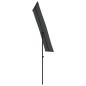 Preview: Sonnenschirm mit Aluminium-Mast 180x110 cm Anthrazit