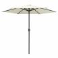 Preview: Sonnenschirm mit Aluminium-Mast 270x246 cm Sandweiß