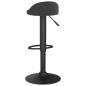 Preview: Barhocker Schwarz Samt