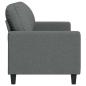 Preview: 3-Sitzer-Sofa Dunkelgrau 180 cm Stoff