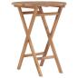 Preview: ARDEBO.de - Gartentisch Klappbar 60 cm Massivholz Teak