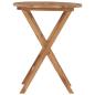 Preview: Gartentisch Klappbar 60 cm Massivholz Teak