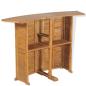 Preview: Bartisch Klappbar 155x53x105 cm Massivholz Teak